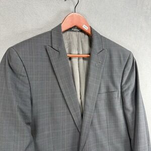 John Varvatos USA 38R Gray Glen Plaid Blazer Sport Coat Canada